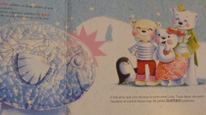 La belle sculpture de glace.