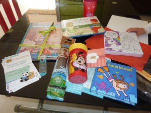 Contenu global de la box.