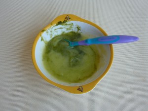 Petite purée blettes/pomme de terre/poireaux.