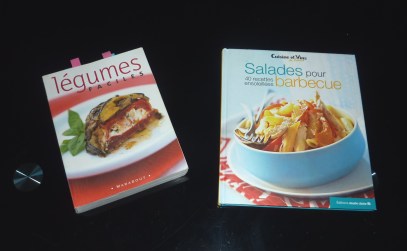 Mes livres de recettes de légumes faciles.