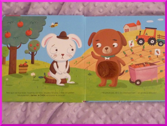 Damien le chien vient à son secours.