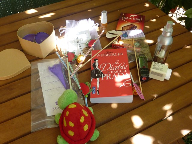 Et voila tout est déballé sauf le cadeau pour Puce.