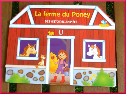 La ferme du poney, livre animé.