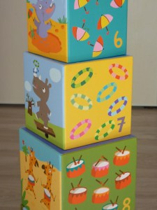 Détail des chiffres et animaux.