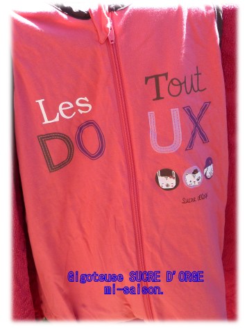 Gigoteuse Sucre d'orge, été.