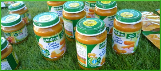 Purée de carotte jambon,dès 6 mois.