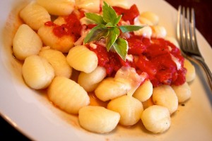 Gnocchis à la pomme de terre à l'italienne.