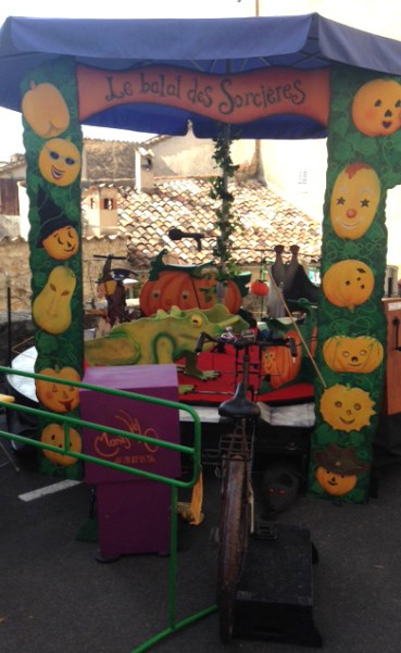 Le manège à pédale.