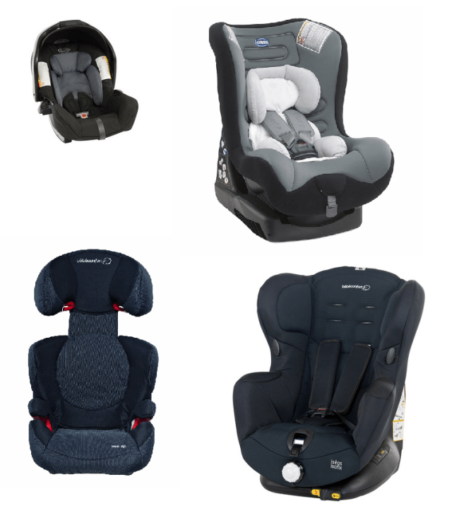 siège auto panoplie